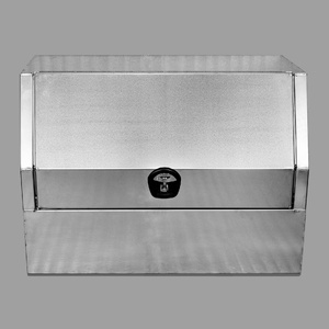 1700x600x850mm Flat Plate Half Door Aluminium Ute Toolbox