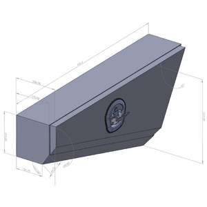 960mm Double Tapered Ute Under Tray Tool Box