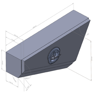 810mm Double Tapered Ute Under Tray Tool Box