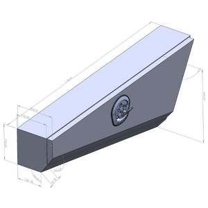 1160mm Double Tapered Ute Under Tray Tool Box