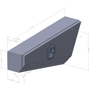 1020mm Double Tapered Ute Under Tray Tool Box