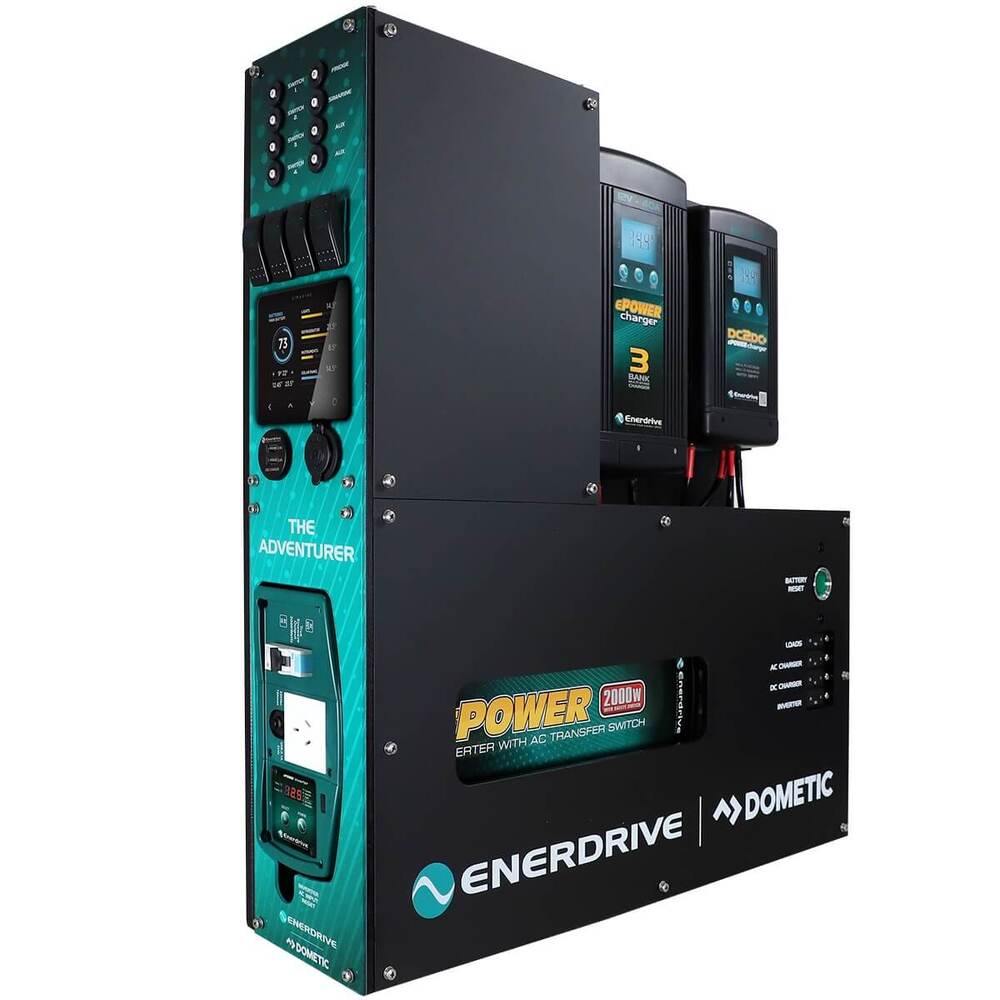 Enerdrive The Adventurer Power System - ezToolbox Aluminium Ute Trays, Aluminium Canopies and Alloy Toolboxes