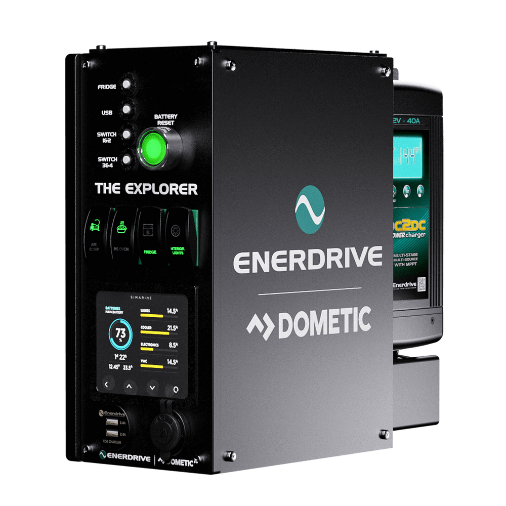 Enerdrive The Explore Power System - ezToolbox Aluminium Ute Trays, Aluminium Canopies and Alloy Toolboxes