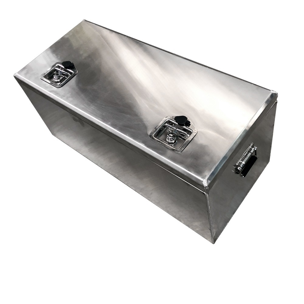 900x500x500mm Flat plate Aluminium Top Open Tool Box - ezToolbox Aluminium Ute Trays, Aluminium Canopies and Alloy Toolboxes