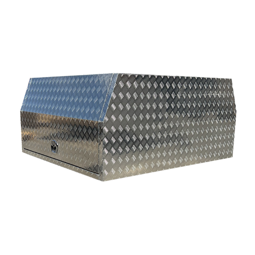 1600mm Checker Plate Aluminium Canopy - ezToolbox Aluminium Ute Trays, Aluminium Canopies and Alloy Toolboxes
