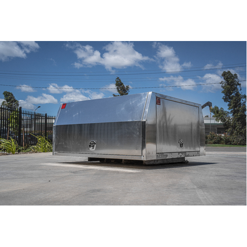 2100mm 3 Doors Aluminium Ute Canopy - ezToolbox Aluminium Ute Trays, Aluminium Canopies and Alloy Toolboxes